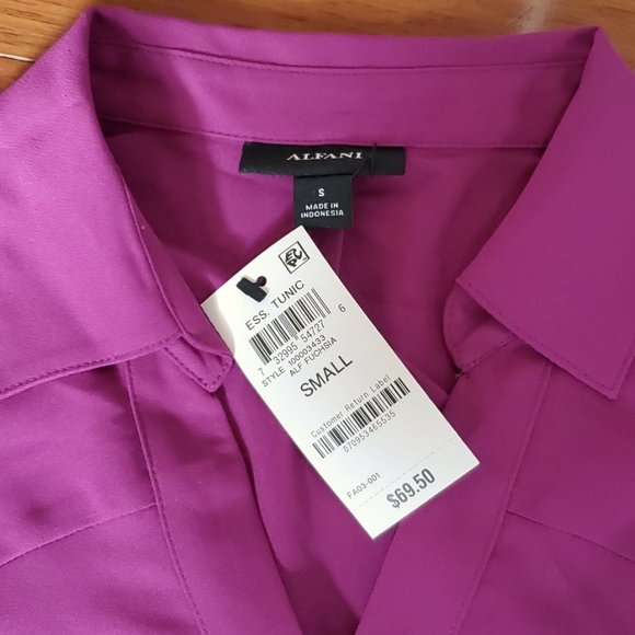 Women's tunic button down blouse - Picture 5 of 5